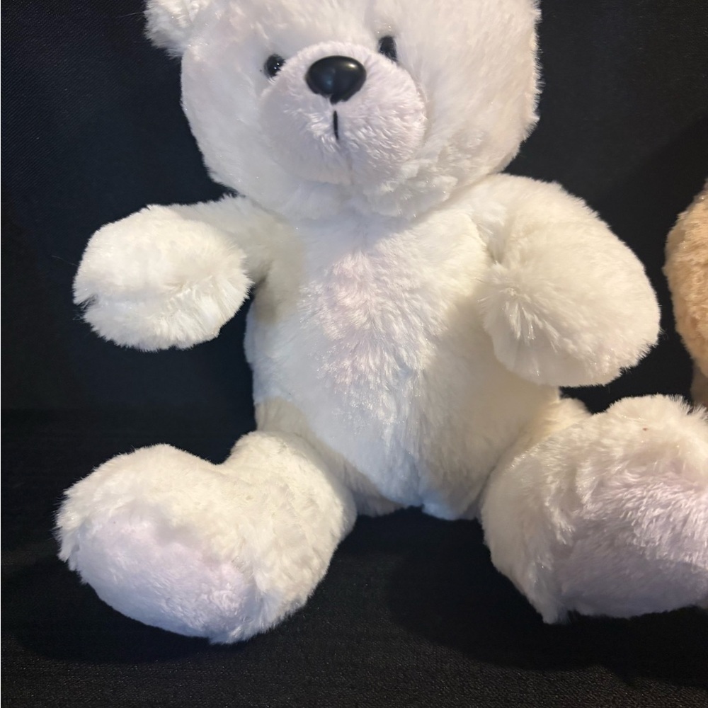 2 Ganz plush teddy bears brown & white Lightly Used! - Picture 3 of 7
